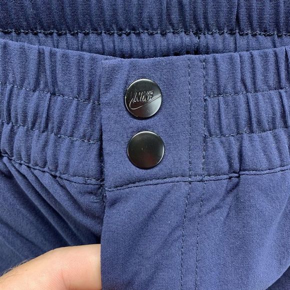 Nike Sweatpants Men's Medium Adult Casual Blue Joggers Outdoors Pockets - Picture 3 of 11